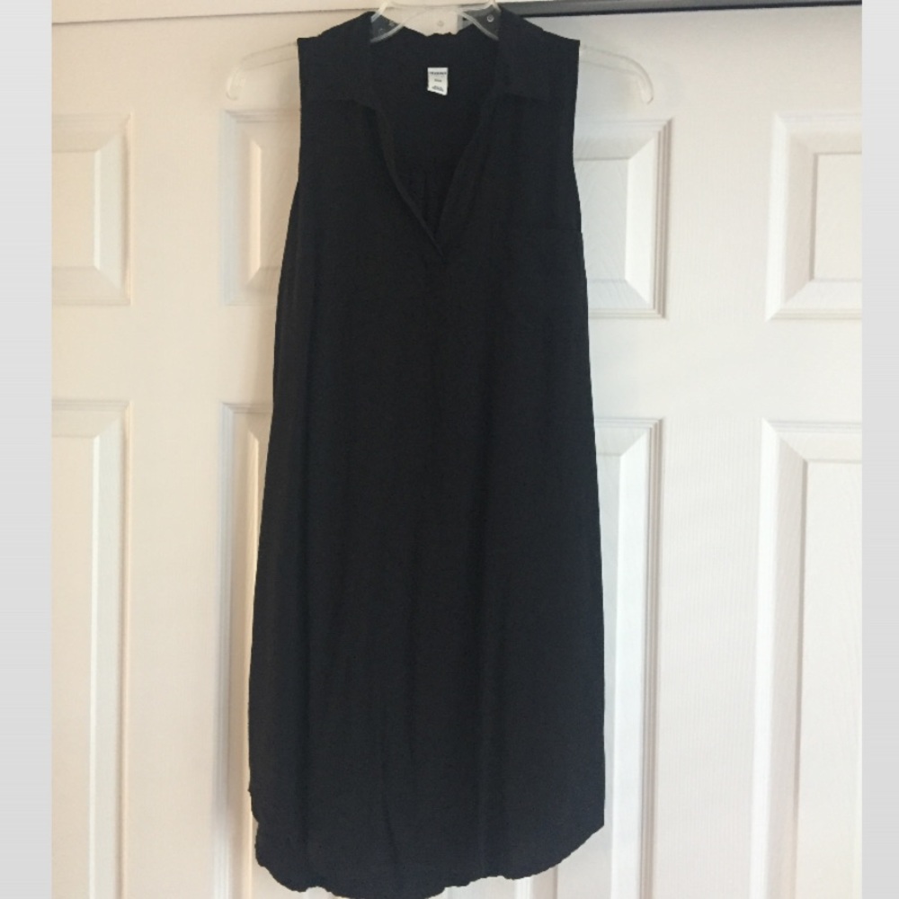 Old Navy Black Shirt Dress